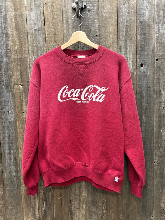 Vintage Coca Cola Sweatshirt -M-Customize Your Embroidery Wording