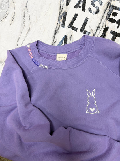 Heart Bunny Sweatshirt (10 Colors)