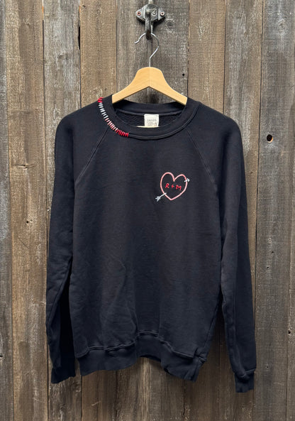 Initials w/ Cupid Love  Sweatshirt (13 Colors)