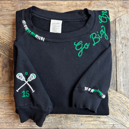 SPORTS TEAM PERSONALIZED HAND EMBROIDERY (21Colors)