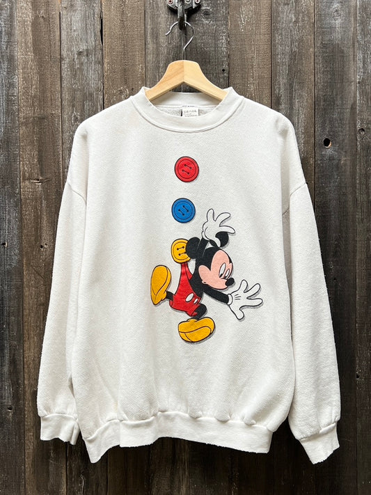 Vintage Mickey Sweatshirt-L/XL Customize Your Embroidery Wording