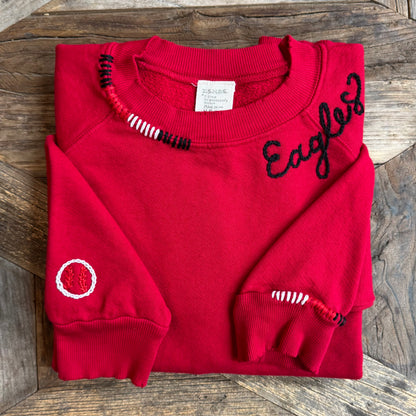 SPORTS TEAM PERSONALIZED HAND EMBROIDERY (21Colors)