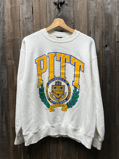 Vintage Pitt  Sweatshirt -M/L-Customize Your Embroidery Wording