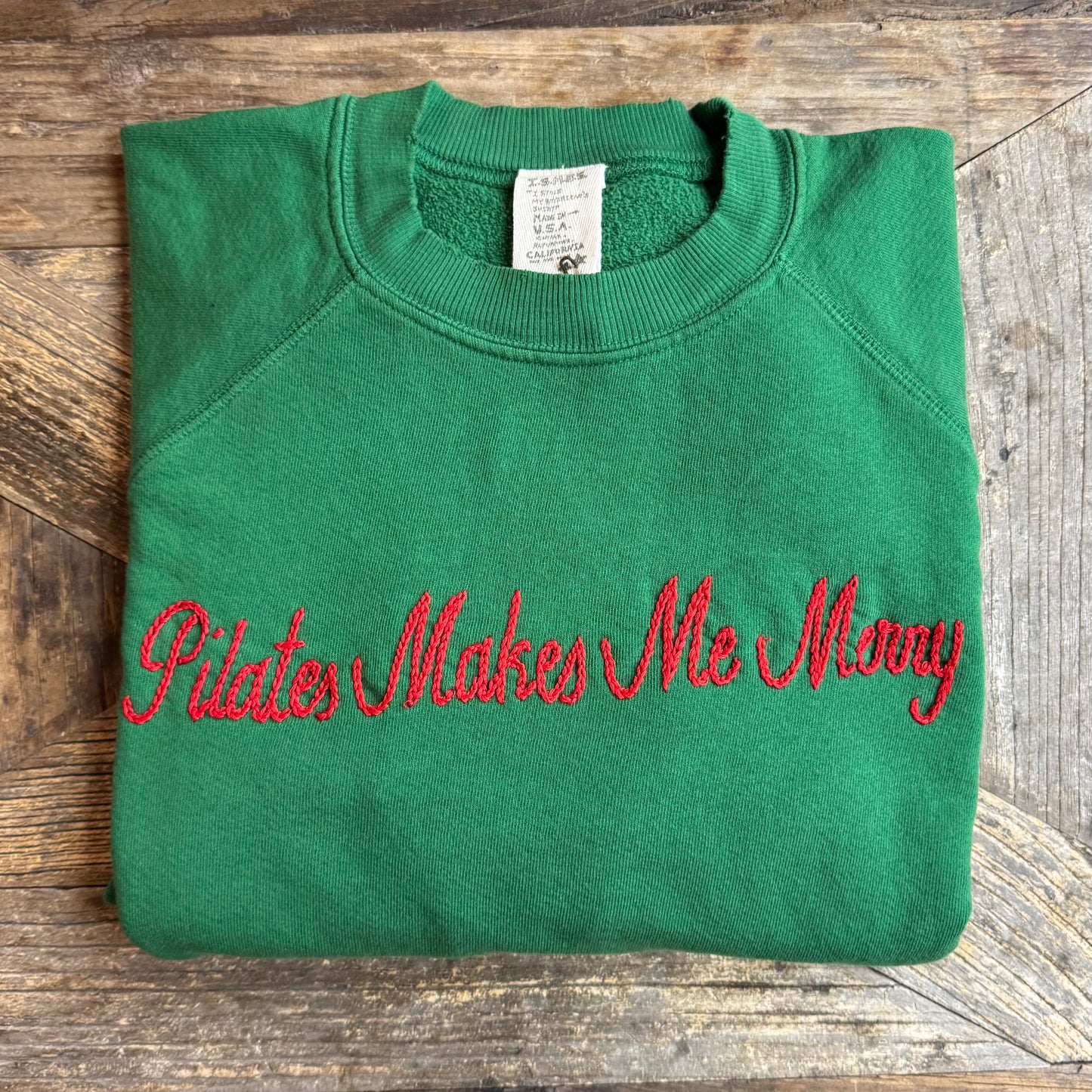 Merry Embroidery Sweatshirt(7 Colors)