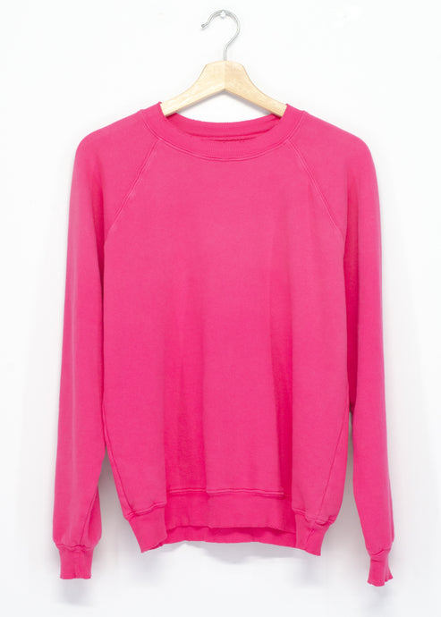 Solid Sweatshirt - Fuchsia