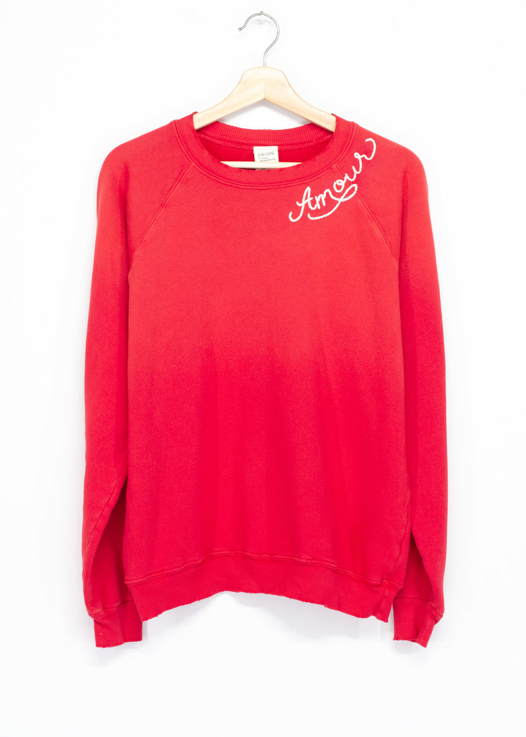 Amour Embroidery Sweatshirt(8Colors)