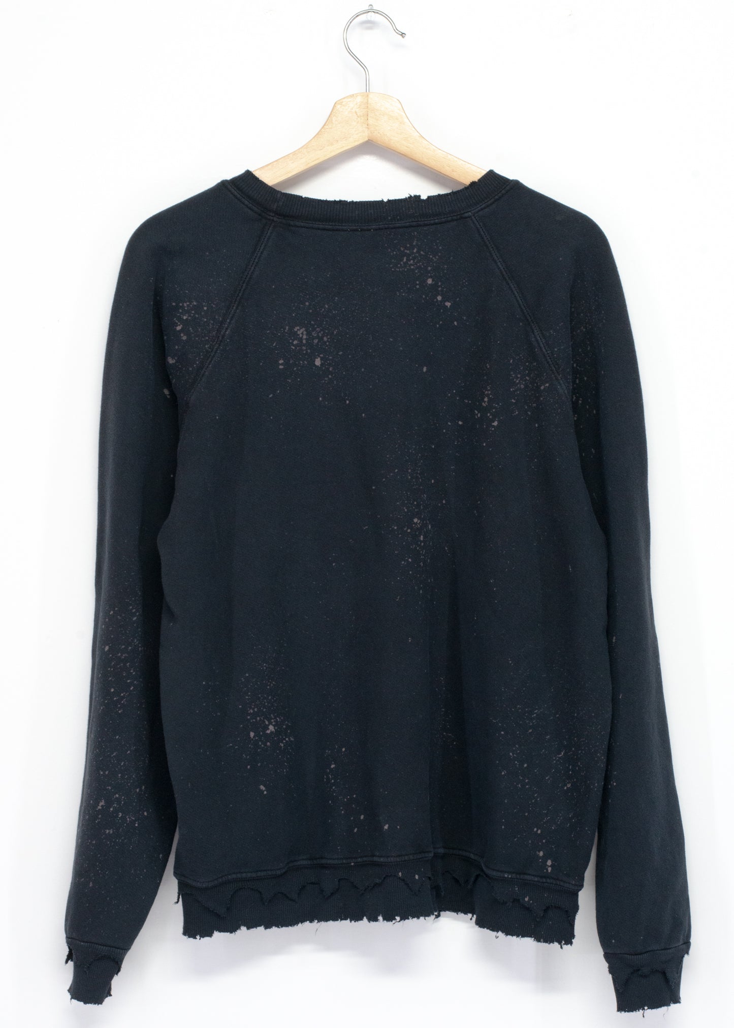 Solid Sweatshirt - Milky Way Washed Black