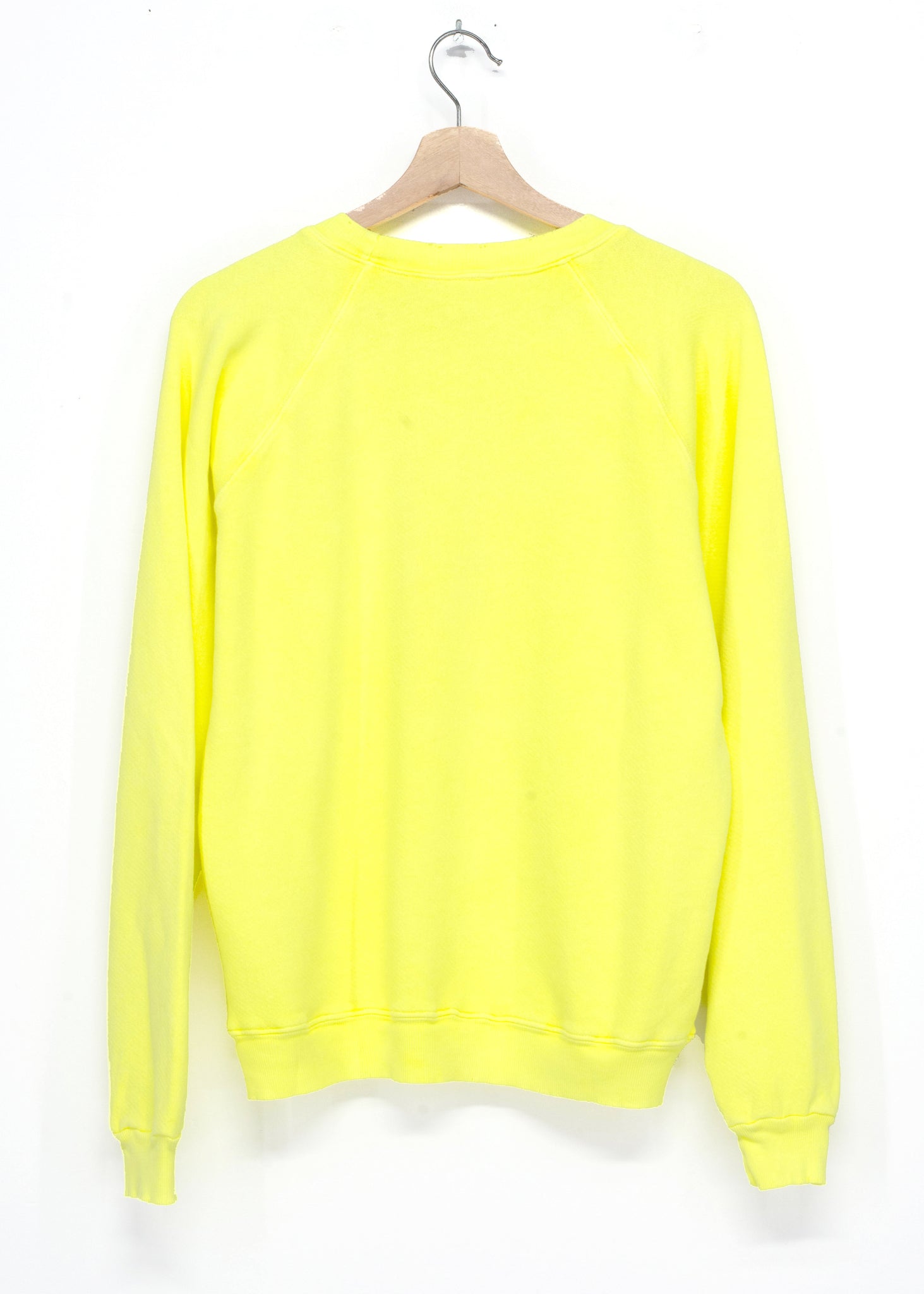 Neon discount yellow sweatshirt