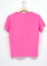 Neon Pink 23 S/S TEE WITH CUSTOM HAND EMBROIDERY