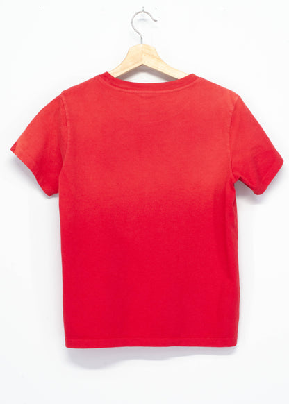 RED 23 S/S TEE WITH CUSTOM HAND EMBROIDERY