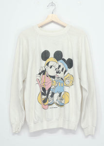 Vintage Mickey & Minnie Sweatshirt-M/L- Customize Your Embroidery Wording