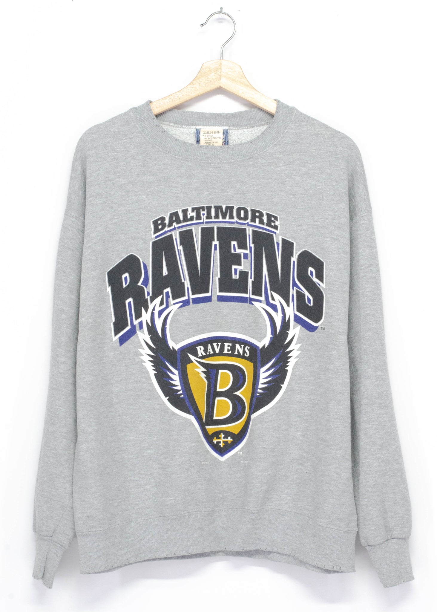 Ravens Sweatshirt -M/L – I STOLE MY BOYFRIEND'S SHIRT