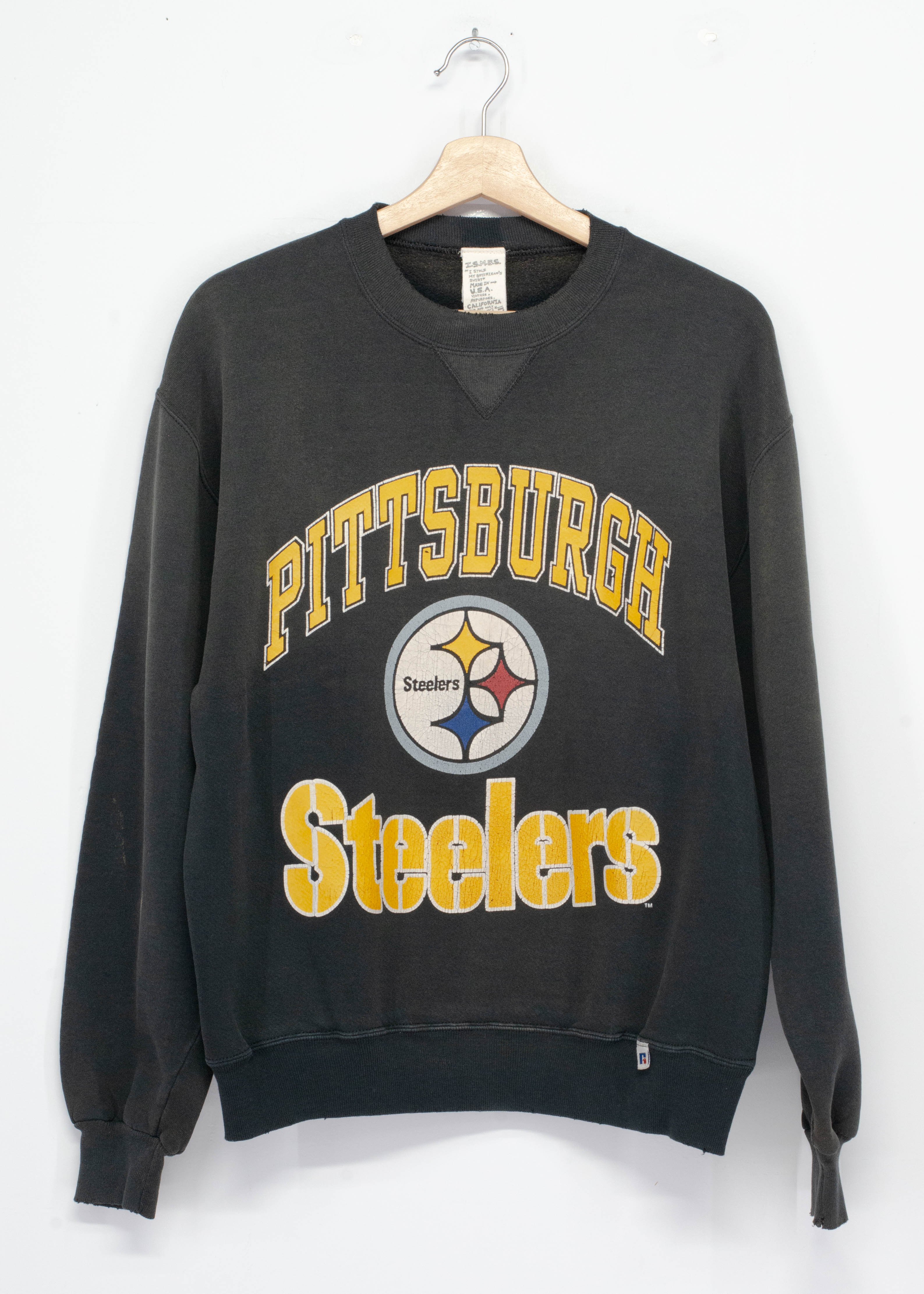 Vintage Pittsburgh Steelers Sweatshirt  Steelers sweatshirt, Embroidered  sweatshirts, Vintage sweatshirt