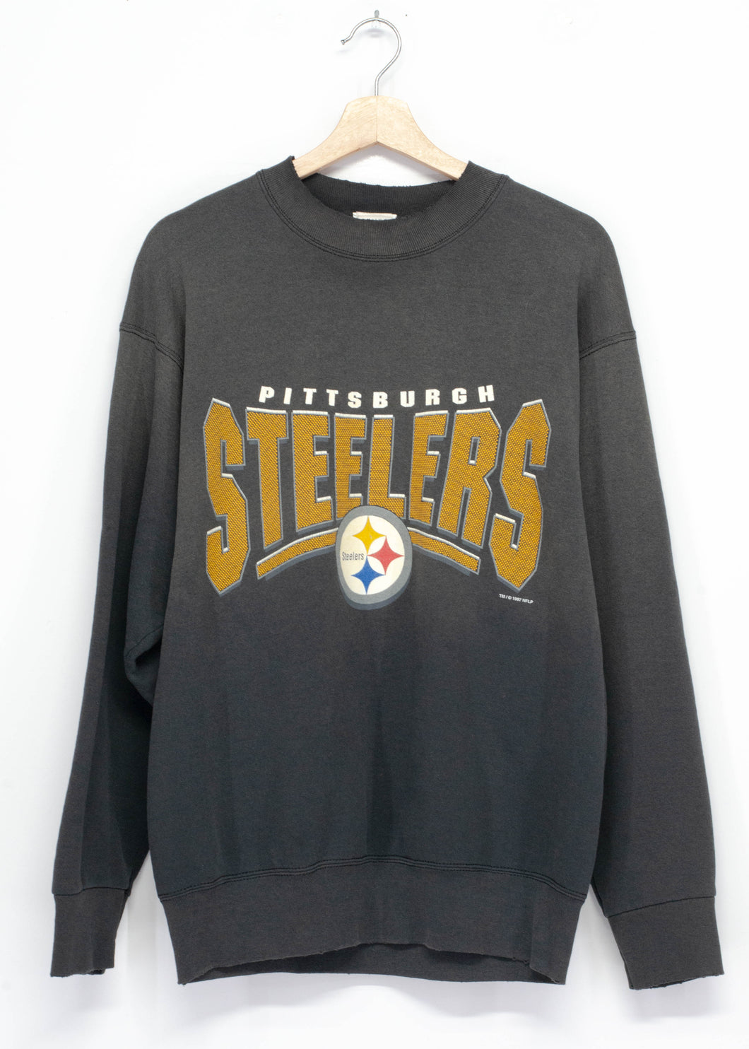Steelers Sweatshirt -L-Customize Your Embroidery Wording