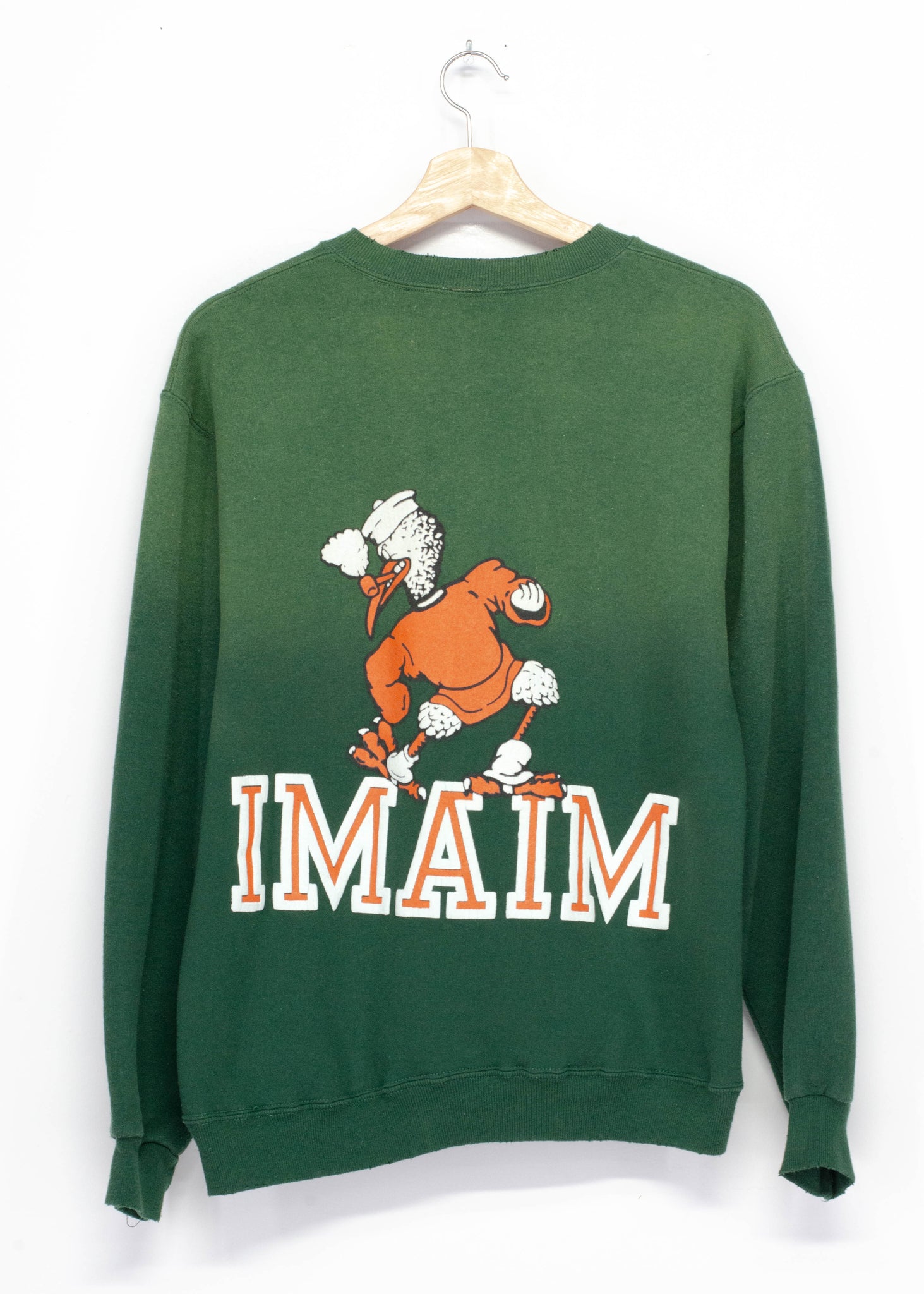 Super Vintage Cotton Embroidered & Stitched Miami Hurricanes