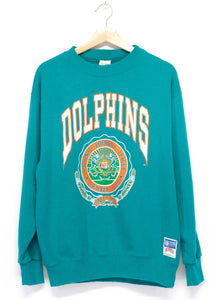 Dolphins Sweatshirt -M/L-Customize Your Embroidery Wording