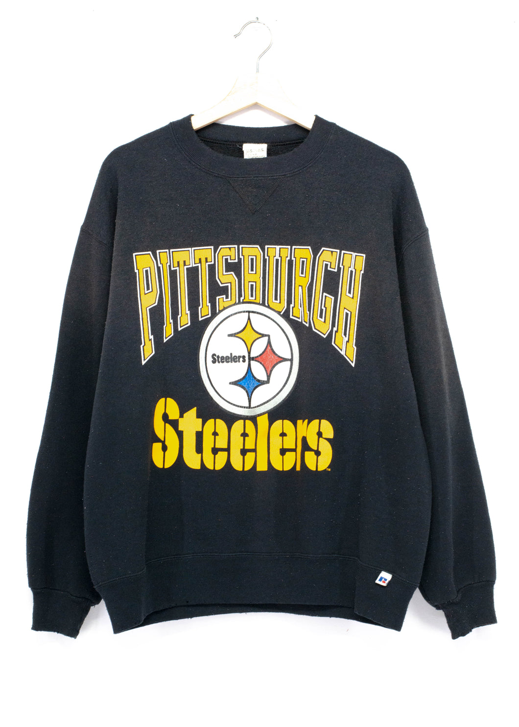Steelers Sweatshirt -L-Customize Your Embroidery Wording