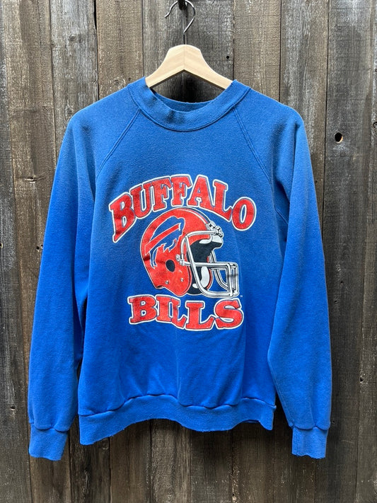 Buffalo Bills Sweatshirt -S/M-Customize Your Embroidery Wording