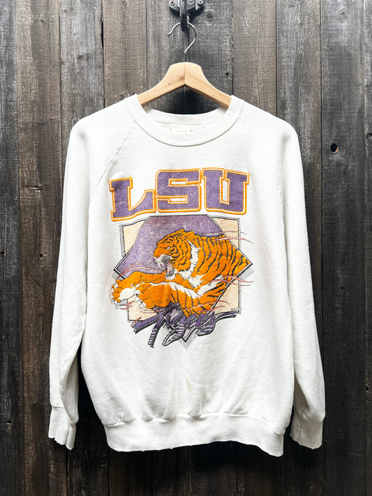 LSU Sweatshirt -M-Customize Your Embroidery Wording