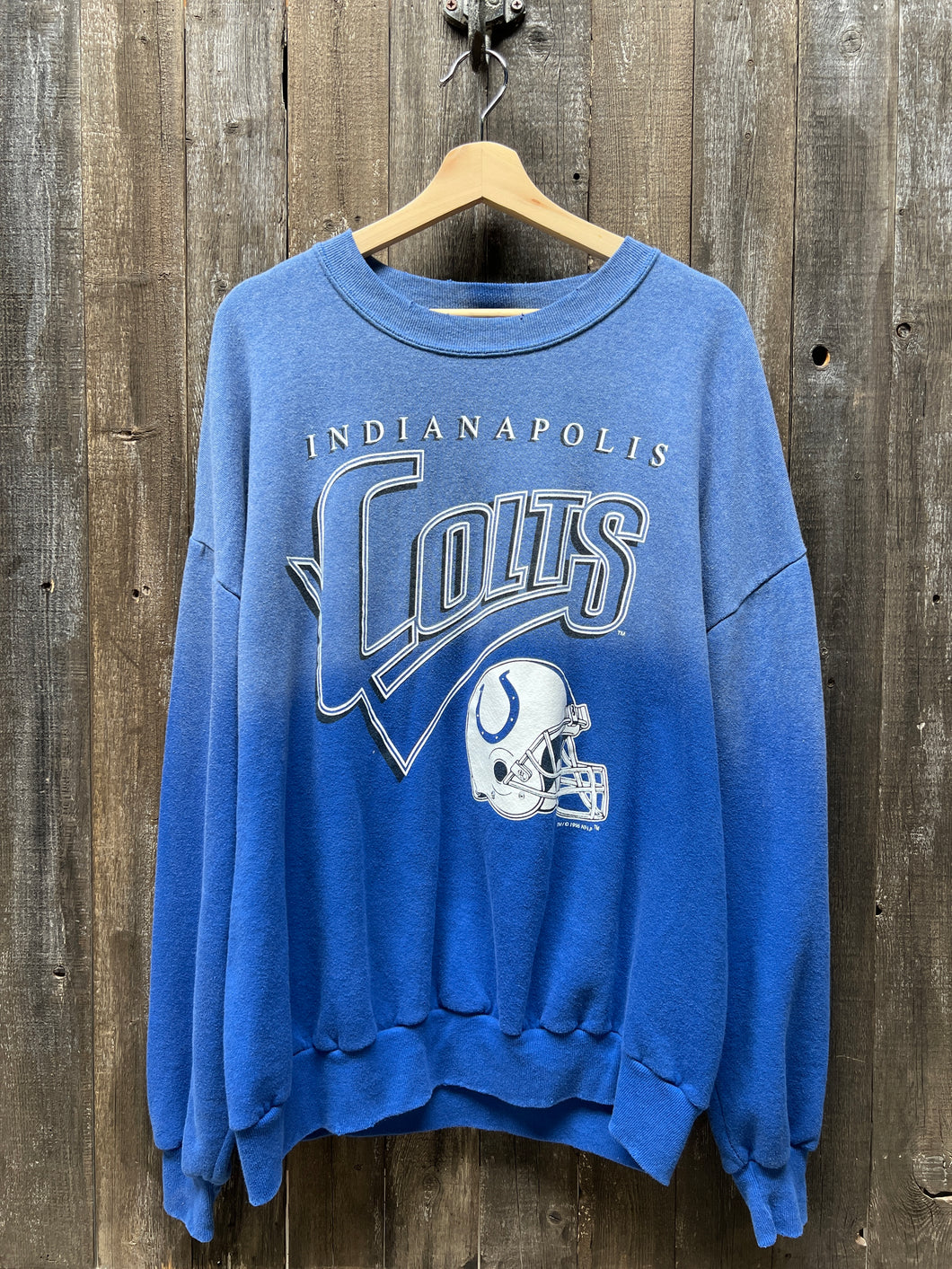 Colts Sweatshirt -XL-Customize Your Embroidery Wording
