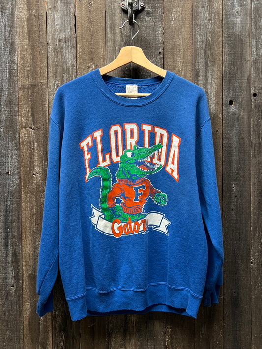 Vintage Florida Gators Sweatshirt -L-Customize Your Embroidery Wording