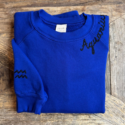 Choose Your Horoscope with Symbol Sweatshirts (17 Colors)