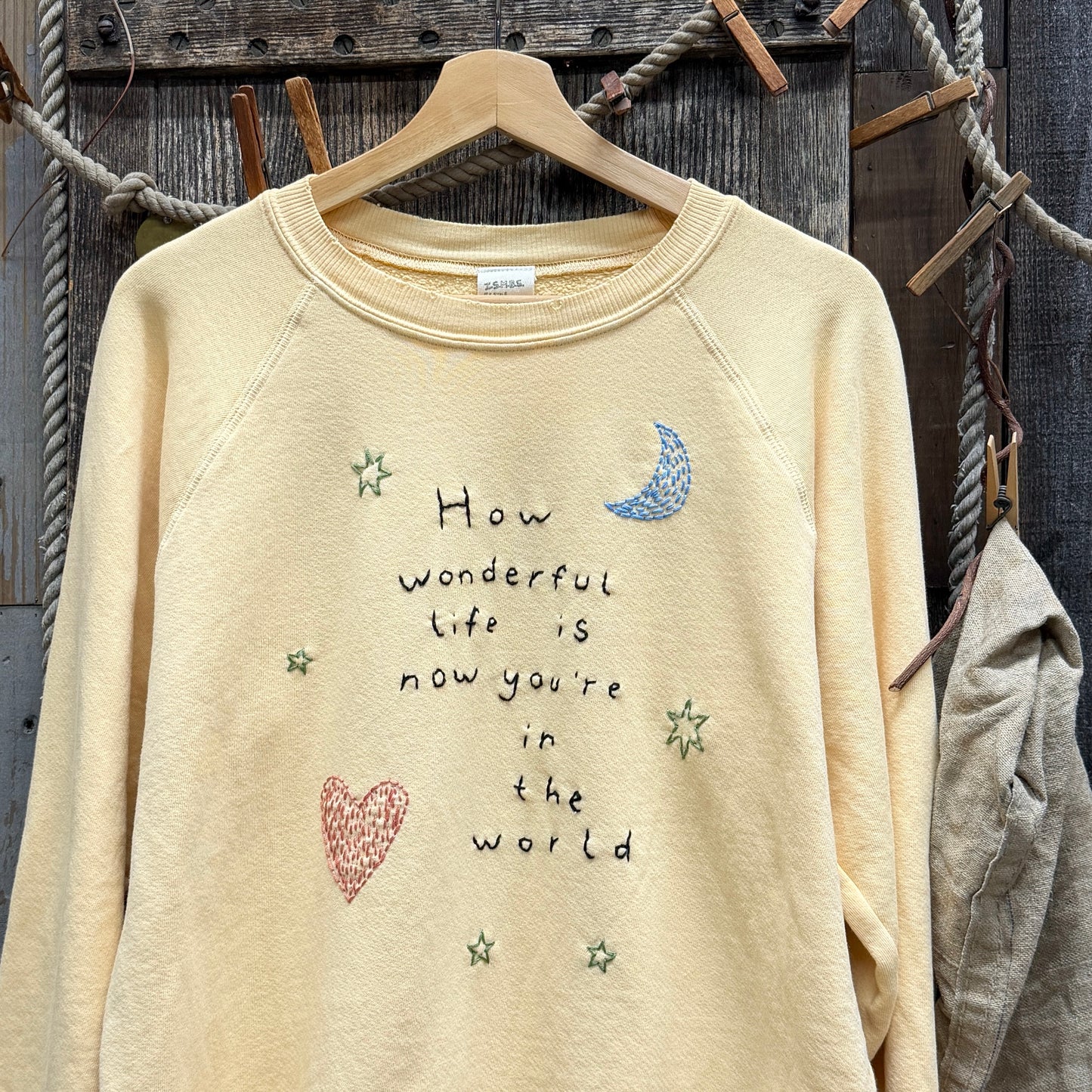 Life is Wonderful Sweatshirt-Customize w/ Favorite Lyrics or Quotes (16 Colors)