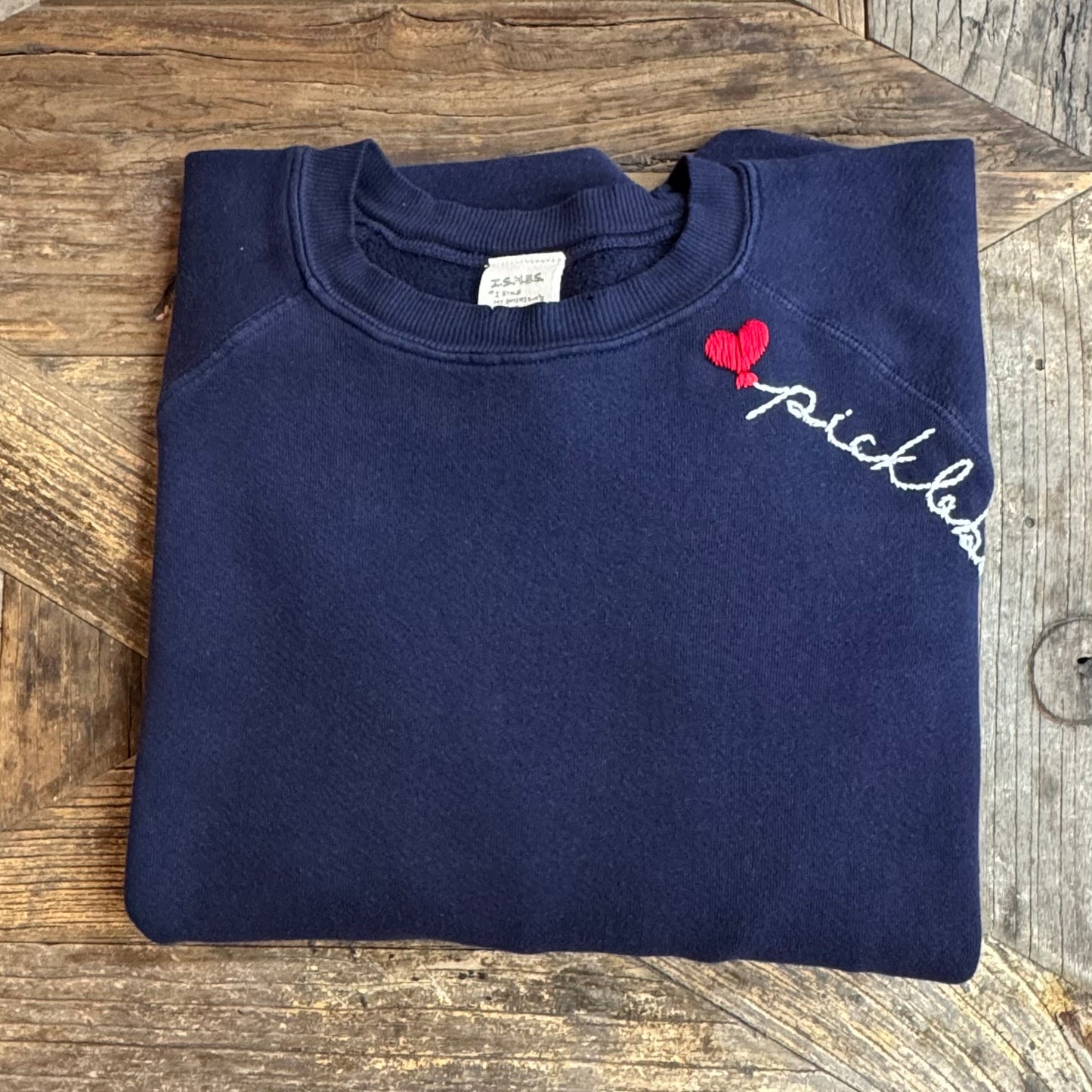 ❤️balloon w/ Personalized Hand Embroidery Sweatshirt (21 Colors)