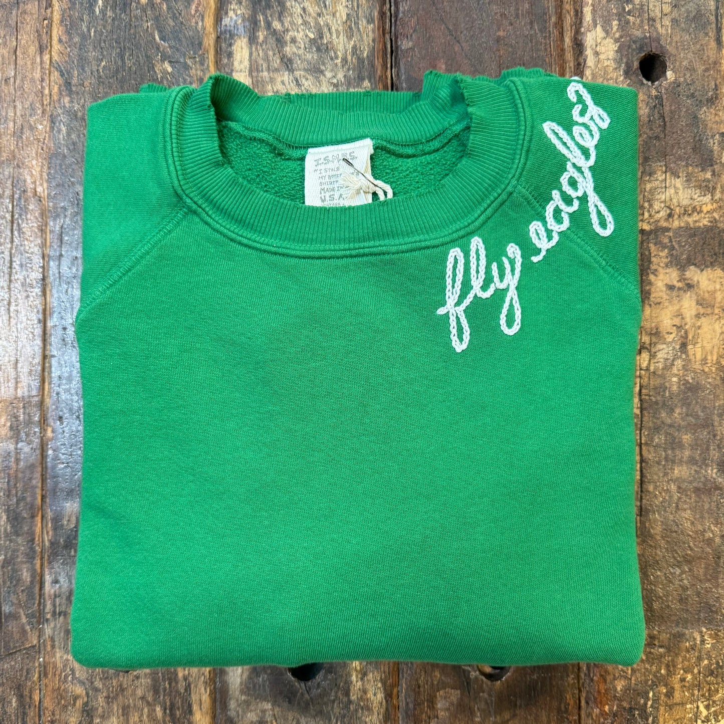 CUT & SEW COLOR COOL COLOR SWEATS WITH CUSTOM HAND EMBROIDERY (7 Colors)