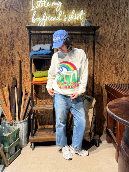 Vintage Hawaii Sweatshirt -L/XL-Customize Your Embroidery Wording