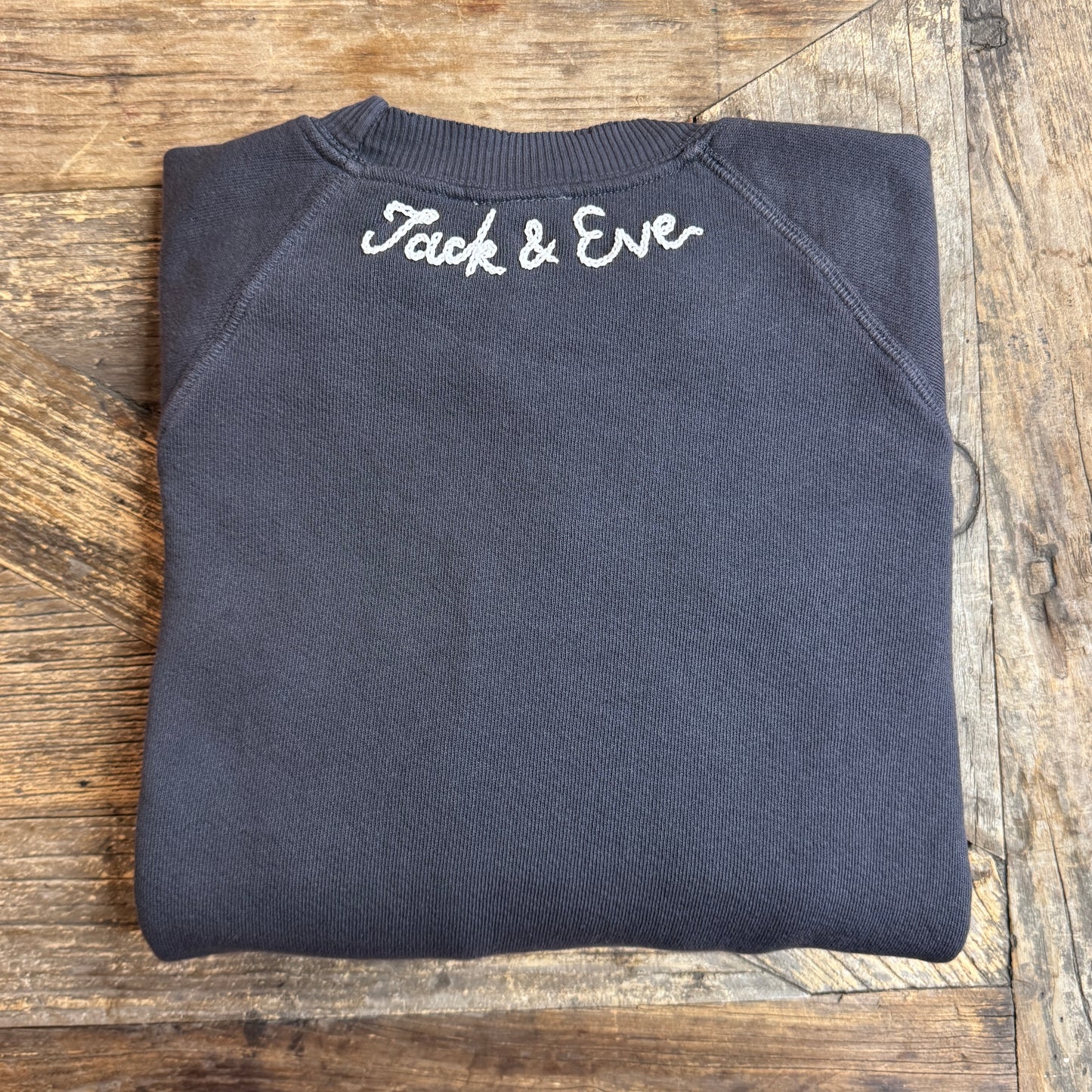 CUT & SEW COLOR EARTH COLOR SWEATS WITH CUSTOM HAND EMBROIDERY (7 Colors)