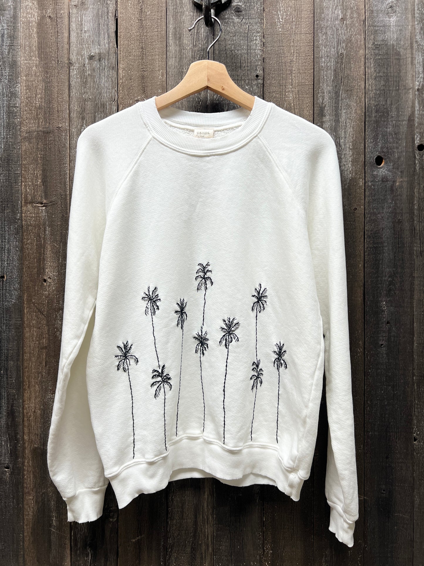 Palm Trees Sweatshirts WITH CUSTOM HAND EMBROIDERY (18 Colors)