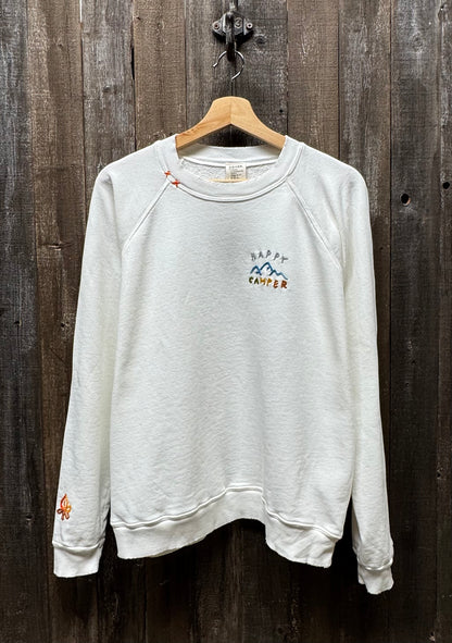 Happy Camper Sweatshirt(7Colors)