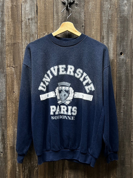 Universite Paris Sorbone Sweatshirt -M-Customize Your Embroidery Wording