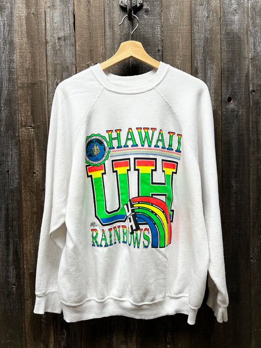 Vintage Hawaii Sweatshirt -L/XL-Customize Your Embroidery Wording