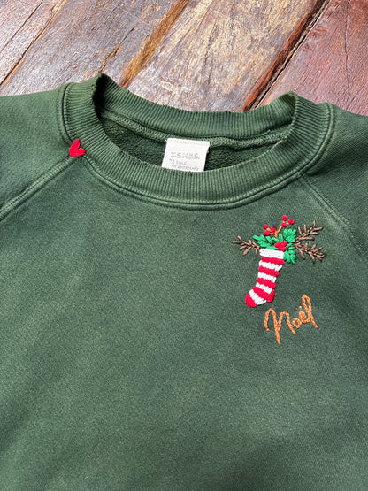 Noel Sweatshirt WITH PERSONALIZED WORDING  (10Colors)