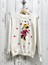 ALL MY HEART Vintage Minnie Sweatshirt-S/M- Customize Your Embroidery Wording