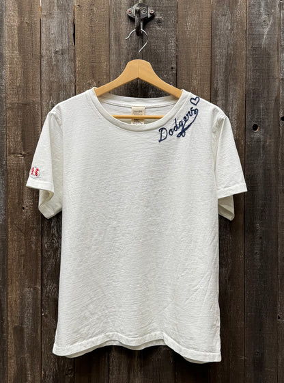 S/S TEE SPORTS LOGO WITH PERSONALIZED HAND EMBROIDERY