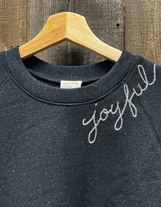 SHINE BRIGHT SWEATSHIRT WITH PERSONALIZED HAND EMBROIDERY (2 COLORS)