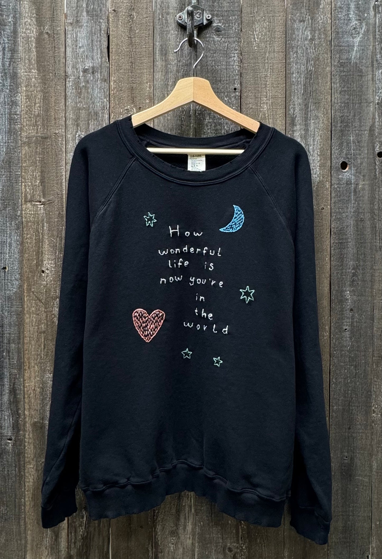 Life is Wonderful Sweatshirt-Customize w/ Favorite Lyrics or Quotes (16 Colors)