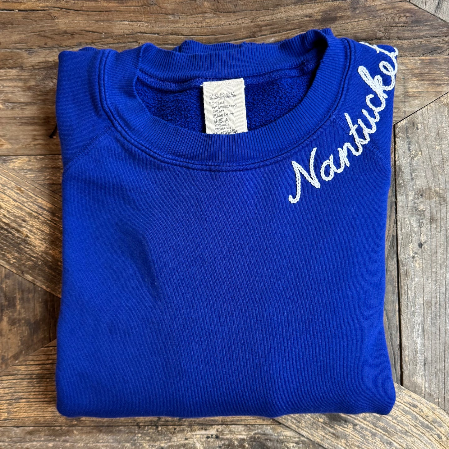 CUT & SEW COLOR COOL COLOR SWEATS WITH CUSTOM HAND EMBROIDERY (7 Colors)
