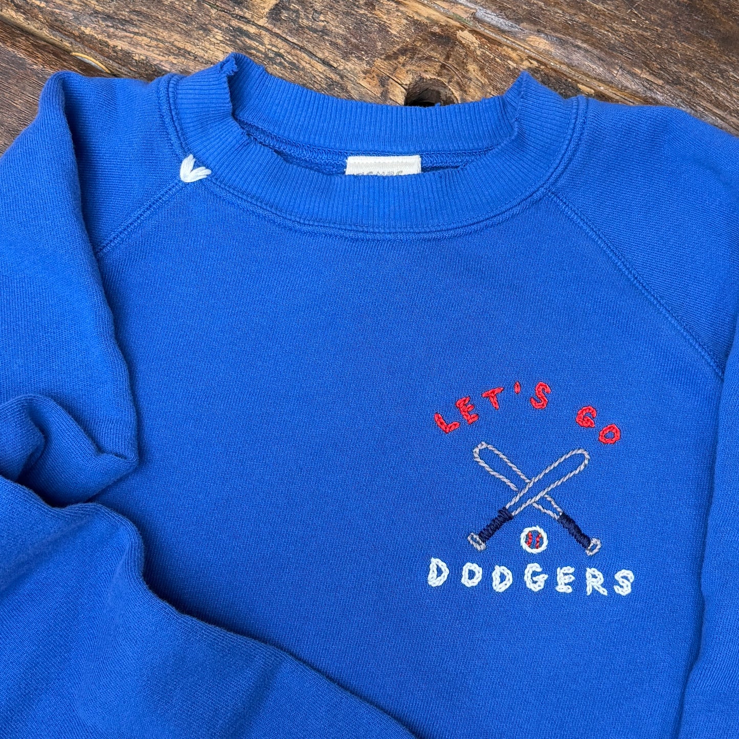 LET'S GO (CHOOSE YOUR BASEBALL TEAM NAME) SWEATSHIRT (16 Colors)