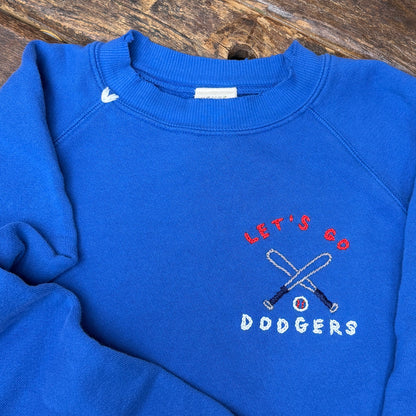 LET'S GO (CHOOSE YOUR BASEBALL TEAM NAME) SWEATSHIRT (16 Colors)