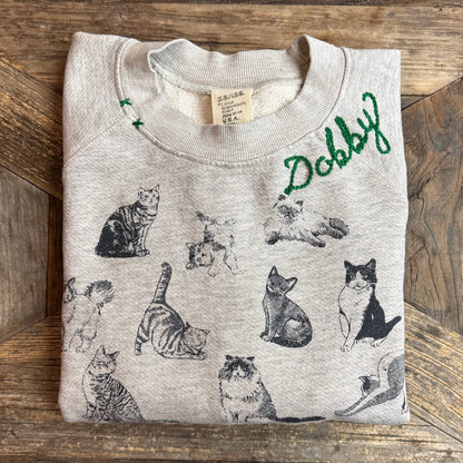 BEST FRIEND DOGS OR CATS WITH CUSTOM HAND EMBROIDERY