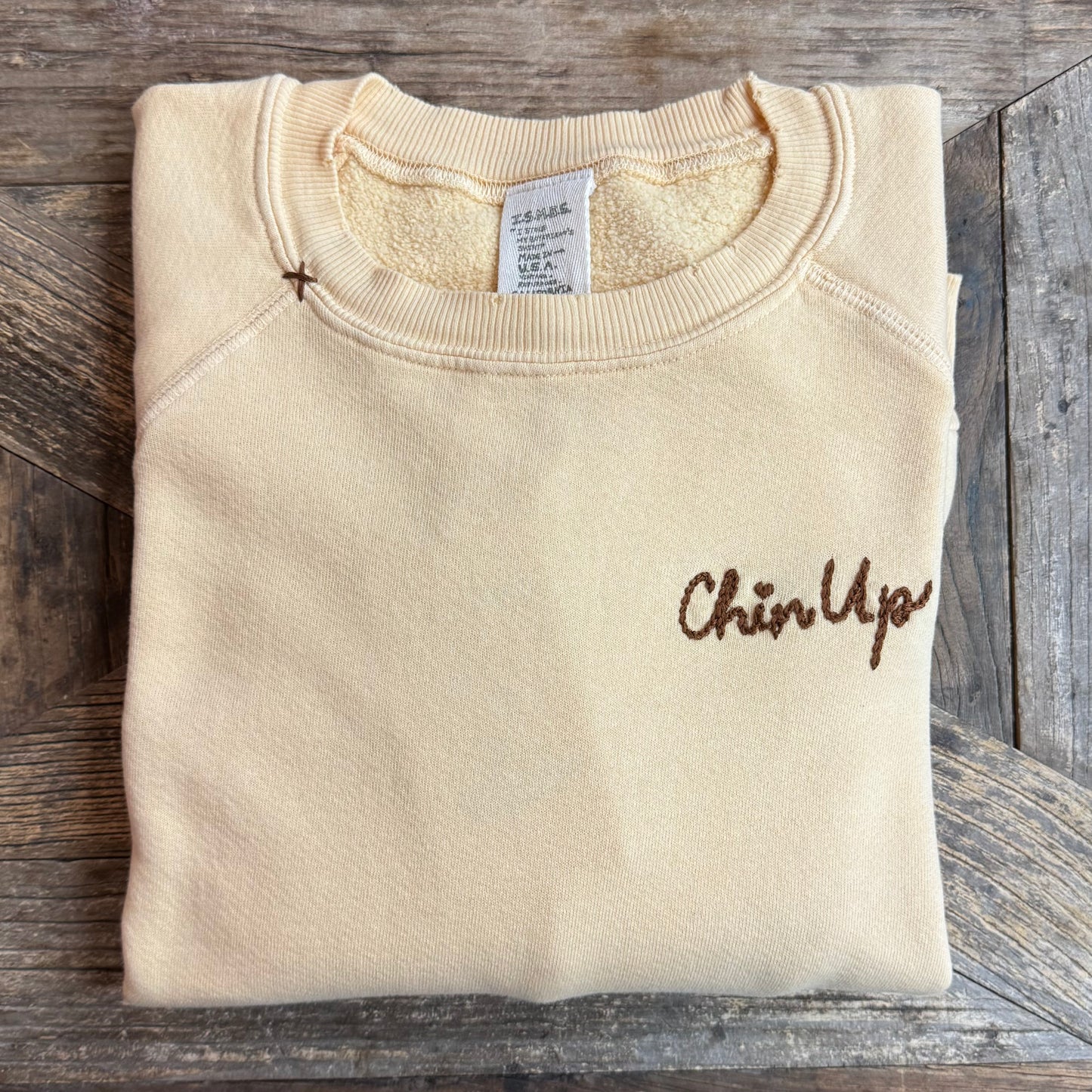 CUT & SEW COLOR NEUTRAL COLOR SWEATS WITH CUSTOM HAND EMBROIDERY (11 Colors) (Copy)