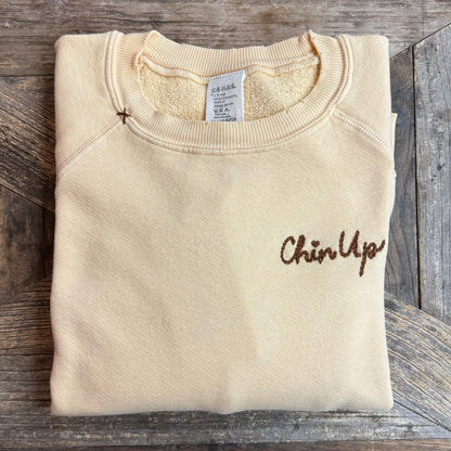 CUT & SEW COLOR NEUTRAL COLOR SWEATS WITH CUSTOM HAND EMBROIDERY (11 Colors) (Copy)
