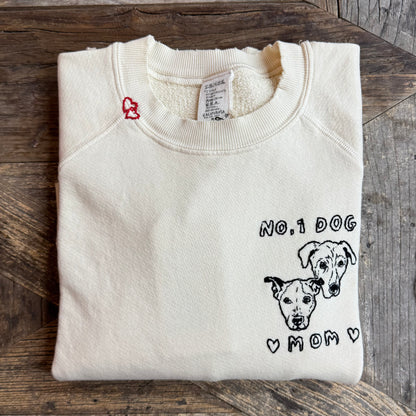 #1 Dog🐶 Mom (Upload a Photo of Your Dog)-11 Colors