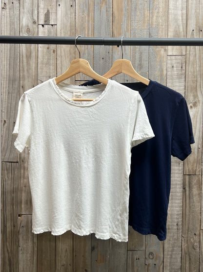 GRUNGE S/S TEE PACK WITH CUSTOM HAND EMBROIDERY(2 Colors)