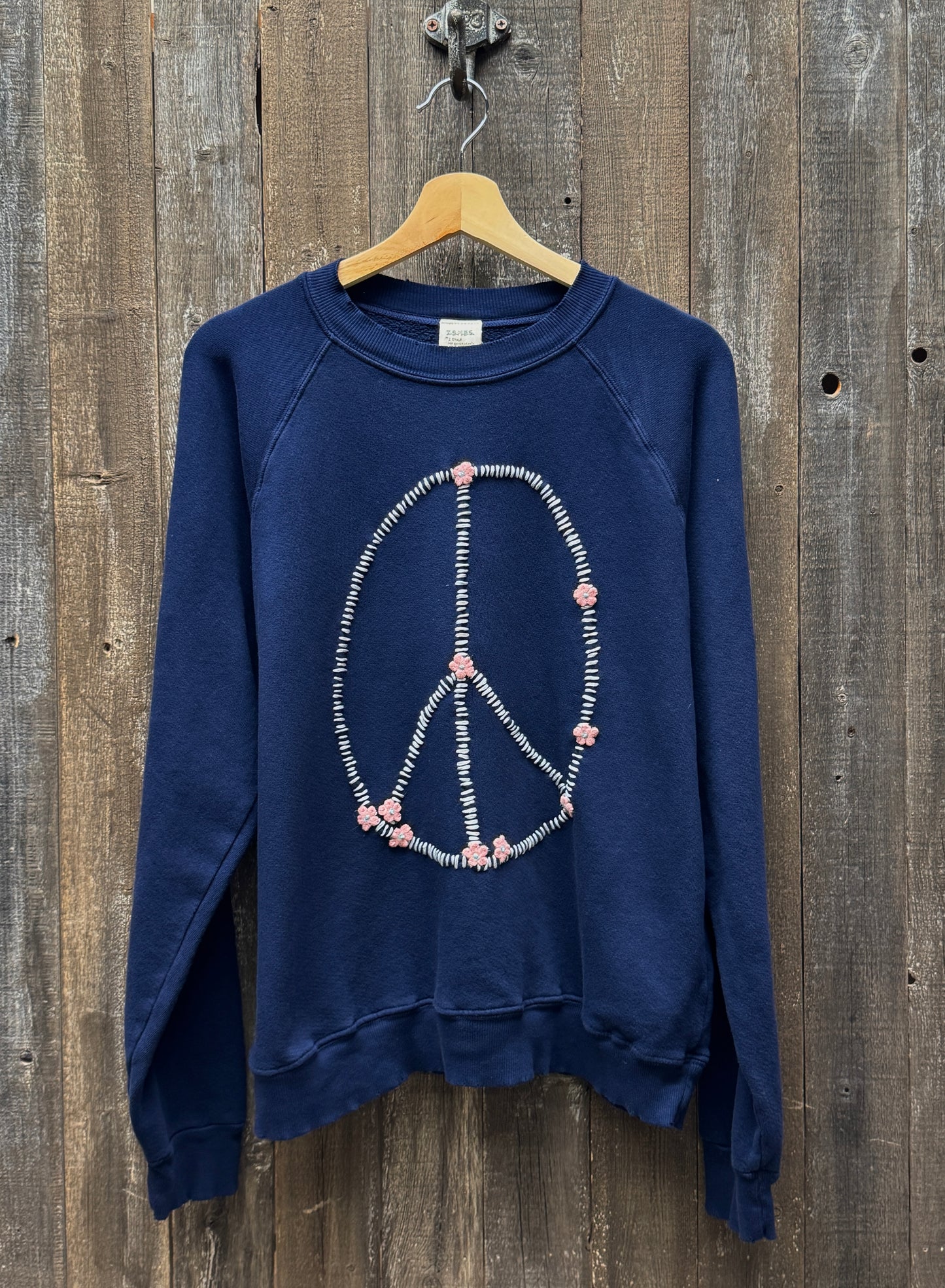 Peace with Mini Flower Patches  Sweatshirts (22 Colors)
