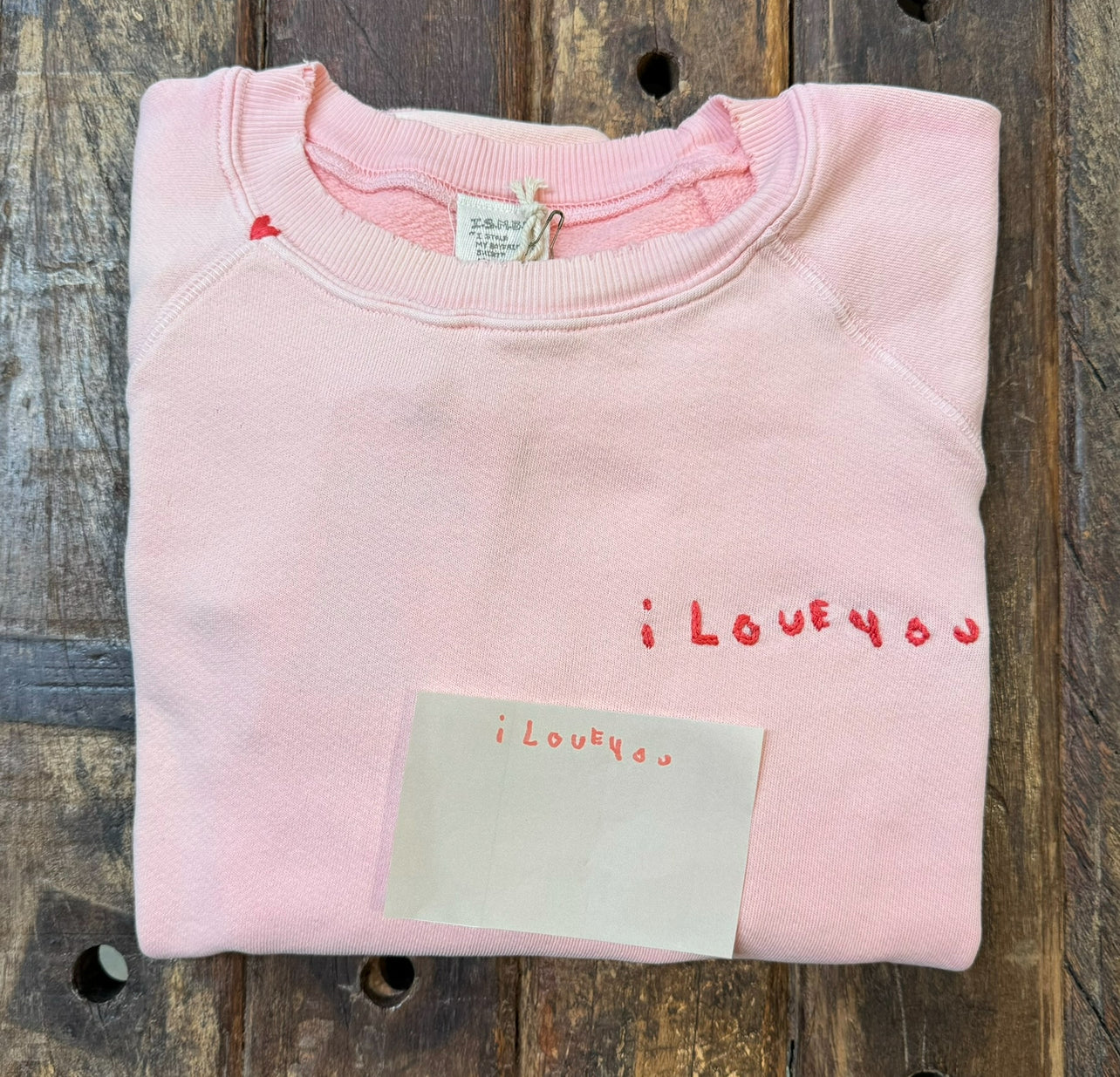 Translate Your Design into Embroidery Sweatshirt (Postcard Size 4X6)